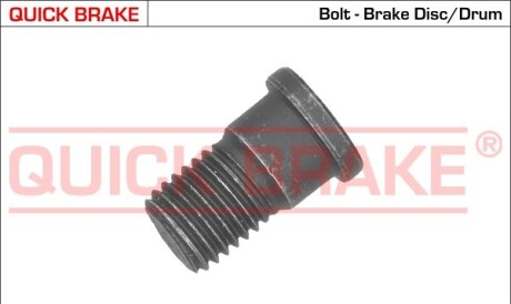 Ьruba M10x1,25/ 13,3x19,4 HEXAGON 5 - (569909, 90278945, 46849187) QUICK BRAKE 11666