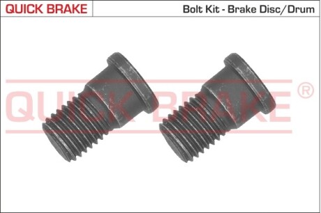 Болты крепления тормозного диска - (46849187, 569909, 90278945) QUICK BRAKE 11666K (фото 1)