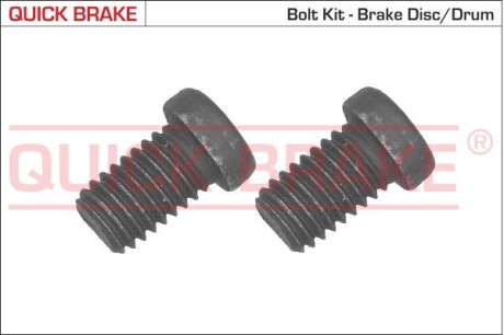 Болт, диск тормозного механизма - (34111123072) QUICK BRAKE 11668K (фото 1)