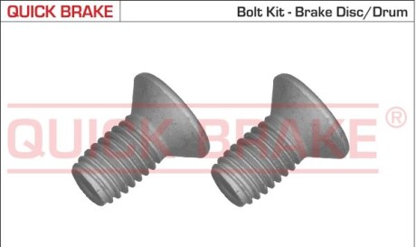 Болти кріплення гальм. дисків - (021220612A000, 021220612A, 6610326) QUICK BRAKE 11670K