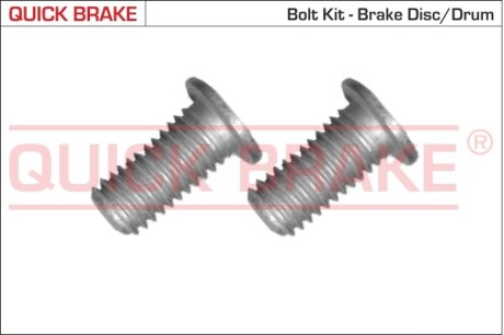 Болти кріплення гальм. дисків - (7703009271) QUICK BRAKE 11672K (фото 1)