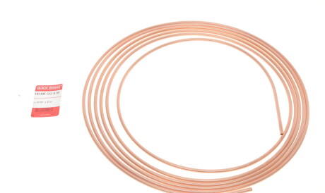 Трубка гальмівна 5.00m (3/16'') Copper/мідна = 1910 CU-5M - QUICK BRAKE 1910R CU-5M