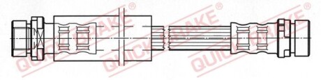 Тормозной шланг - QUICK BRAKE 22313