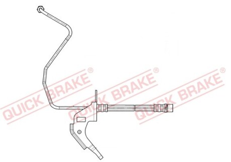 Шлангопровод - QUICK BRAKE 35913