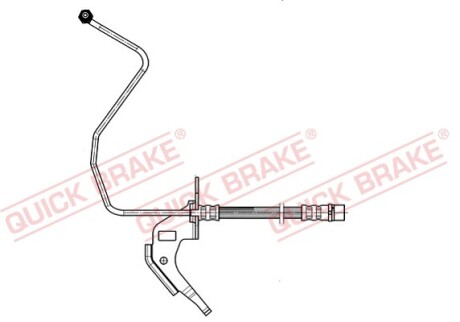 Шлангопровод - QUICK BRAKE 35914