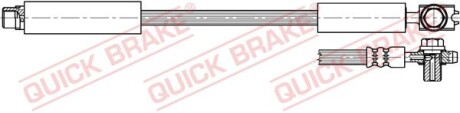 Гальмівний шланг - (4Z7611775A, 4Z7611775) QUICK BRAKE 50.402X