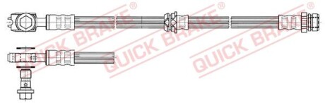 Тормозной шланг - QUICK BRAKE 50832X