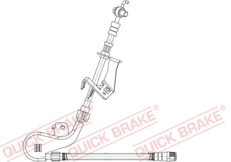 Тормозной шланг - QUICK BRAKE 58875X