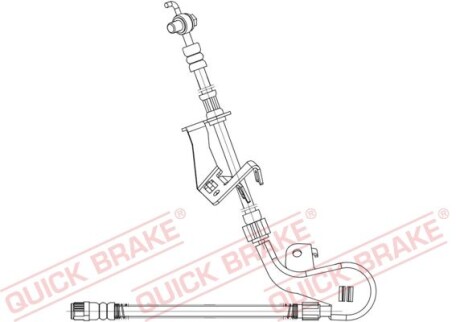 Тормозной шланг - QUICK BRAKE 58887X