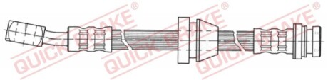 Тормозной шланг - QUICK BRAKE 58919