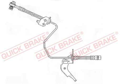 Тормозной шланг - QUICK BRAKE 59959X