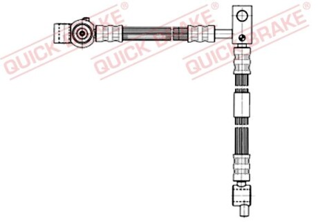Гальмівний шланг - (46211AV720) QUICK BRAKE 59.995