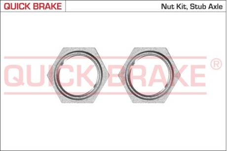 Гайки для ступиці - QUICK BRAKE 9802K