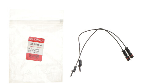 Фото 2 - Датчик зносу гальмівних колодок QUICK BRAKE WS 0116 A (WS0116A)