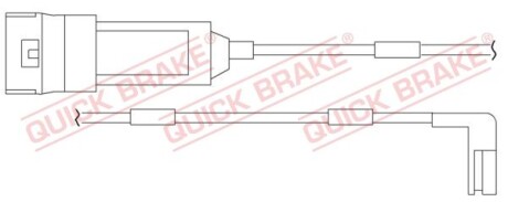 Датчик зносу гальмівних колодок - QUICK BRAKE WS 0122 A