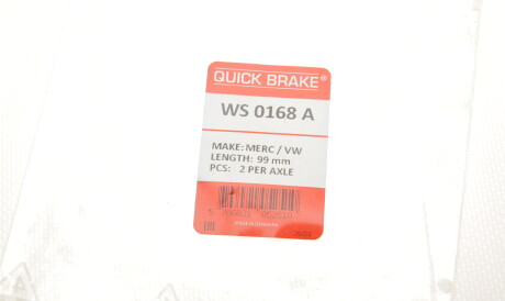 Фото 2 - Датчик зносу гальмівних колодок QUICK BRAKE WS 0168 A (WS0168A)