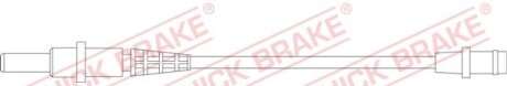 Датчик зносу гальмівних колодок (передніх) Citroen C5 01- (L=185mm) - (425215, 425346, 425248) QUICK BRAKE WS0206A