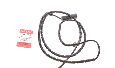 Фото 2 - Датчик износа тормозных колодок QUICK BRAKE WS 0254 A (WS0254A)