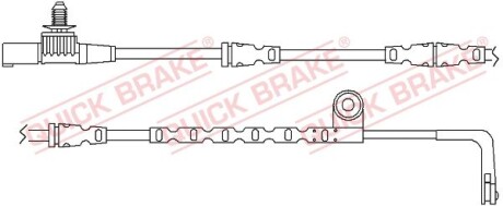 Датчик износа дисковых тормозных колодок - QUICK BRAKE WS0265A