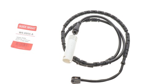 Фото 2 - Датчик зносу гальмівних колодок QUICK BRAKE WS 0355 A (WS0355A)