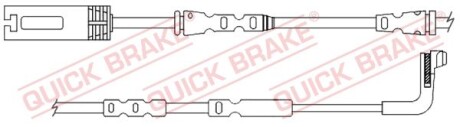 Датчик зносу гальмівних колодок - ((34356790340)) QUICK BRAKE WS0356A