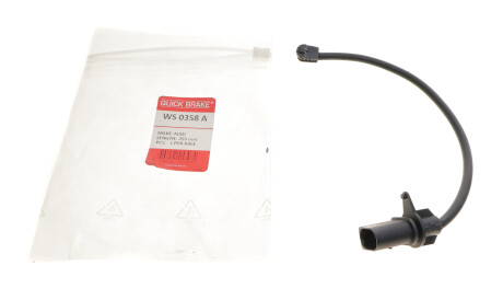 Фото 2 - Датчик зносу гальмівних колодок QUICK BRAKE WS 0358 A (WS0358A)
