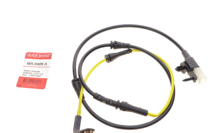 Фото 2 - Датчик зносу гальмівних колодок QUICK BRAKE WS 0409 A (WS0409A)