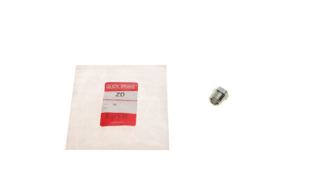 З'єднувач трубки гальмівний (M5/8x18/L=17mm/d=10.2mm) - QUICK BRAKE ZD