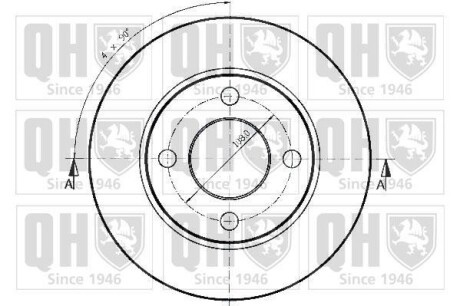 Фото 2 - Тормозной диск QUINTON HAZELL BDC3589
