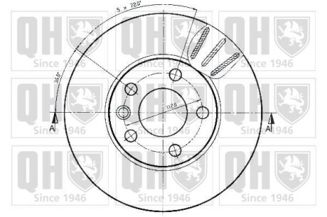 Фото 2 - Тормозной диск QUINTON HAZELL BDC3787