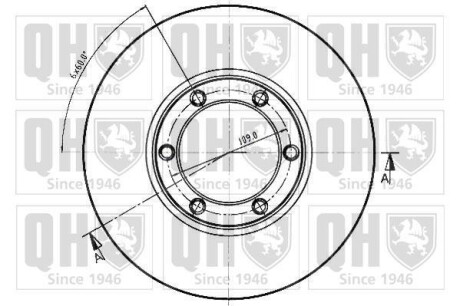 Фото 2 - Тормозной диск QUINTON HAZELL BDC3828