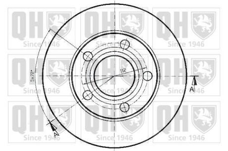Фото 2 - Гальмівний диск QUINTON HAZELL BDC3929