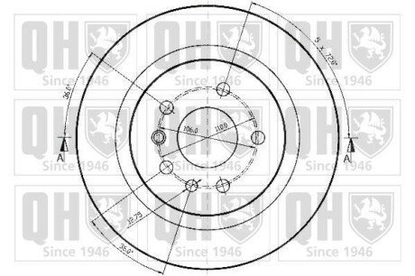 Фото 2 - Гальмівний диск QUINTON HAZELL BDC4581