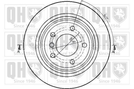 Фото 2 - Тормозной диск QUINTON HAZELL BDC4677