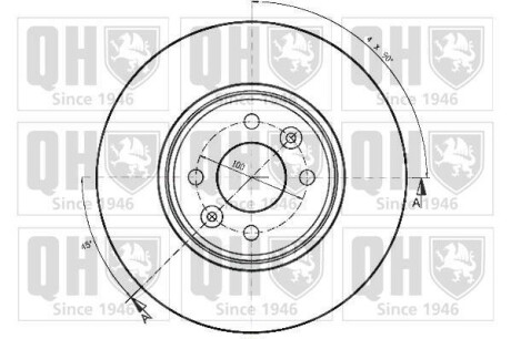 Фото 2 - Гальмівний диск QUINTON HAZELL BDC5143