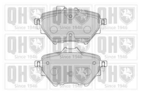 Фото товара Тормозные колодки QUINTON HAZELL BP1847 : Купить на tto.com.ua