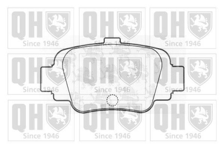 Комплект тормозных колодок, дисковый тормоз - (4406099B85, 4406099B25) QUINTON HAZELL BP847