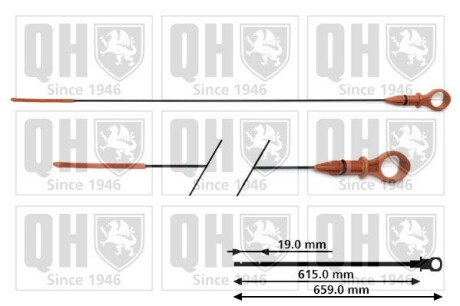 Щуп масляний - (1174G1) QUINTON HAZELL QOD116 (фото 1)