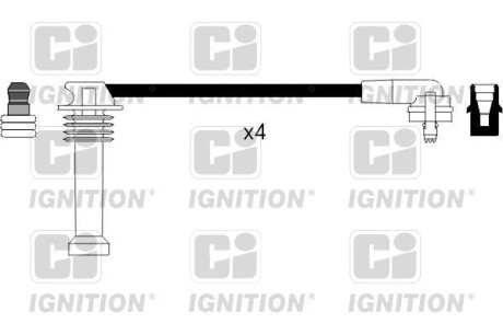 Комплект проводов зажигания - QUINTON HAZELL XC402