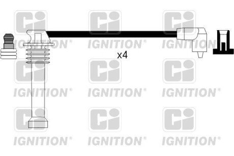 Комплект проводов зажигания - (1004430, 1110743, 1502365) QUINTON HAZELL XC710