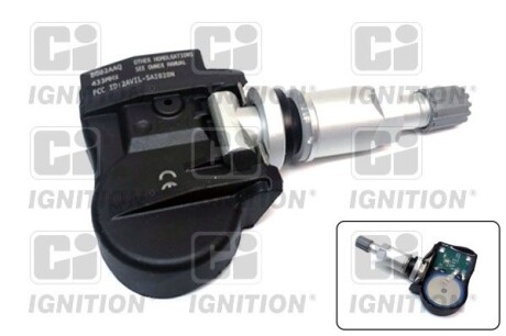 Датчик тиску повiтря колеса - ((400014704R, 407003743R, 407000435R, 407001859R)) QUINTON HAZELL XTPS110