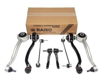 Комплект важелів передньої підвіски MB C-Class (W203/S203) 00-11 - RAISO RL302011MKIT