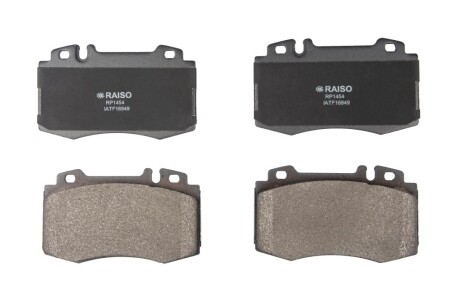 Колодки гальмівні диск. перед. MB S-Class (w220/w221) 98-13 - RAISO RP1454