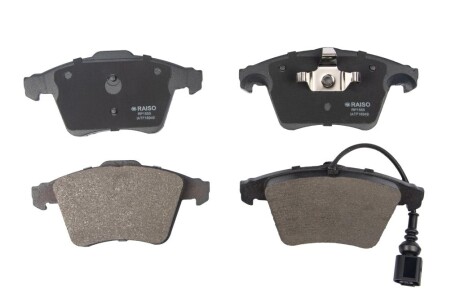 Колодки гальмівні диск. перед. VW T5 (з датчиком) 03- - RAISO RP1555