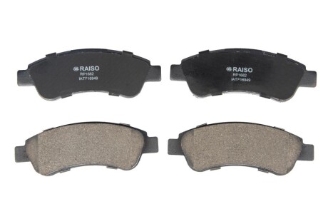 Колодки гальмівні диск. зад. Jumper/Ducato/Boxer 06- - RAISO RP1682