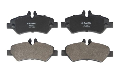 Фото колодки гальмівні диск. зад. Sprinter/Crafter 06- - RAISO RP1697 Колодки гальмівні диск. зад. Sprinter/Crafter 06- - RAISO RP1697