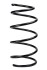 Пружина передняя BMW 3(E36) 90-01 - ((31331090758, 31331090759, 31331090760, 31331139267, 1090758)) RAISO SF166TP (фото 1)