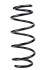 Пружина передня Ford Fiesta VI 08- (337*12*137) - ((8V515310FC, 8V515310EA, 8V515310EB, 8V515310EC, 1547179)) RAISO SF171TP (фото 1)