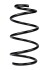Пружина передня Toyota RAV4 III 05-13 (368*14,3*176) - ((4813142510, 4813142631, 4813142630, 4813142511)) RAISO SF227TP (фото 1)