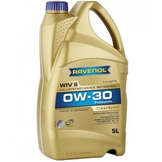 Моторное масло WIV II 0W-30, 5 л - RAVENOL 1111101-005